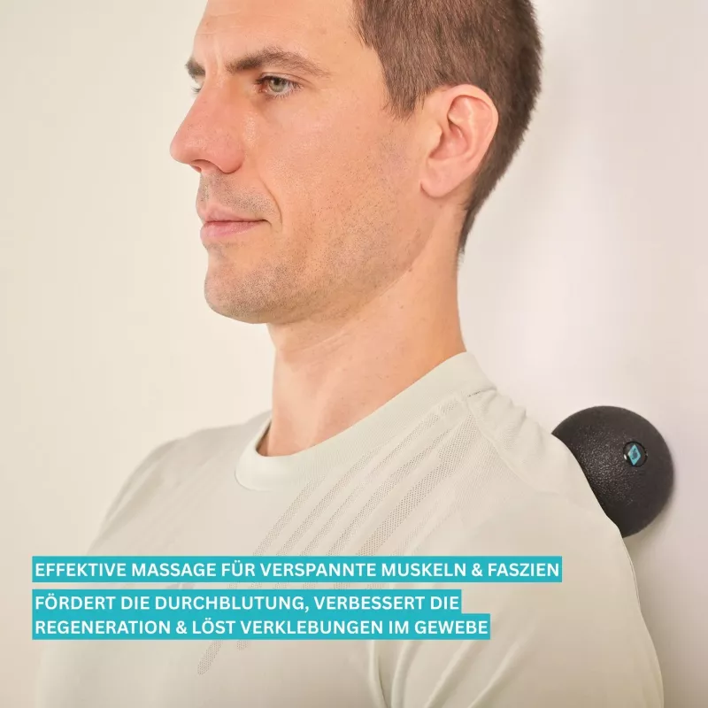 SCHILDKRÖT Dual massageset, 2-delig: 1 peanut bal (ca. 80 x 160 mm), 1 massagebal - 1 stuk (960134)