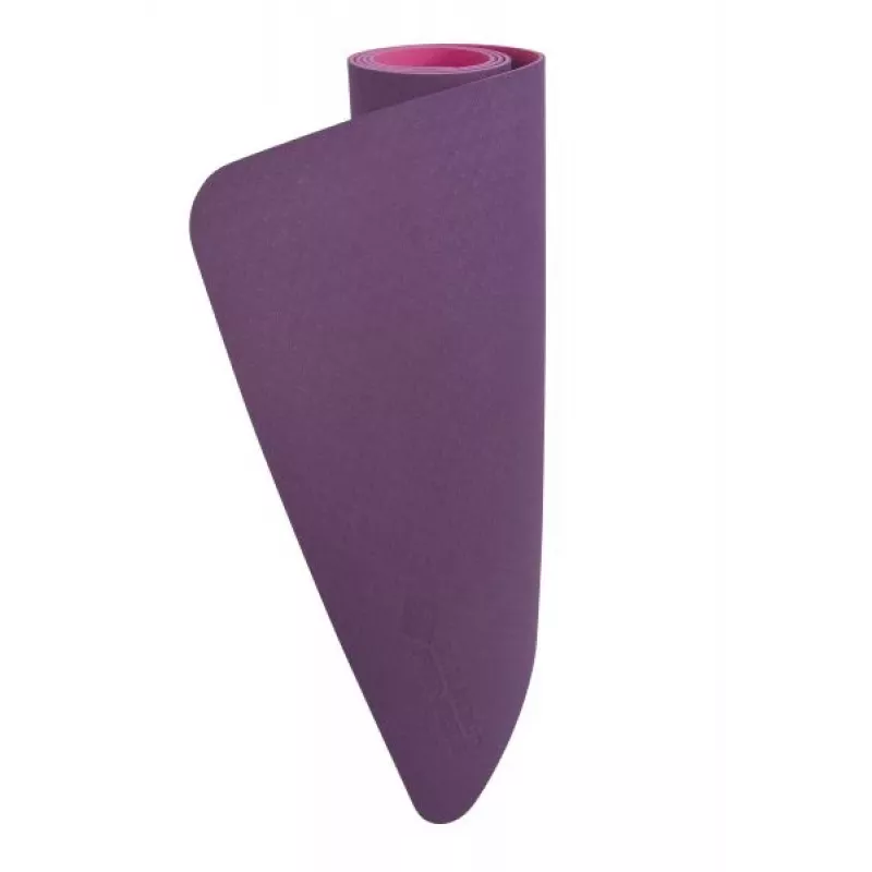 SCHILDKROT Bicolor yogamat, 4 mm, paars/roze, PVC-vrij, antislip, 1830 x 610 mm 960269