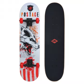 SCHILDKRÖT skateboard Grinder 31 inch Wolf deck compleet skateboard 510682