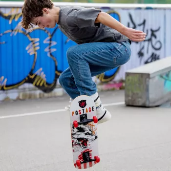 SCHILDKRÖT skateboard Grinder 31 inch Wolf deck compleet skateboard 510682