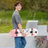 SCHILDKRÖT skateboard Grinder 31 inch Wolf deck compleet skateboard 510682