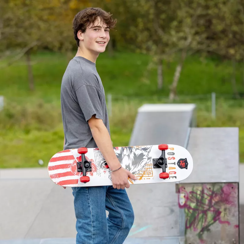 SCHILDKRÖT skateboard Grinder 31 inch Wolf deck compleet skateboard 510682