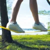 SCHILDKRÖT slackline-set 15 m geel, 50 mm breed met ratelspanning – balanceertrainingskit 970701