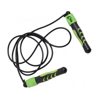 SCHILDKROT springtouw met teller, PVC-touw, antislip ABS-grepen, automatische telling, 1 stuk (960023)