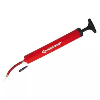SCHILDKROT balpomp 300 mm rood kunststof met luchtslang en 2 adapters 970989