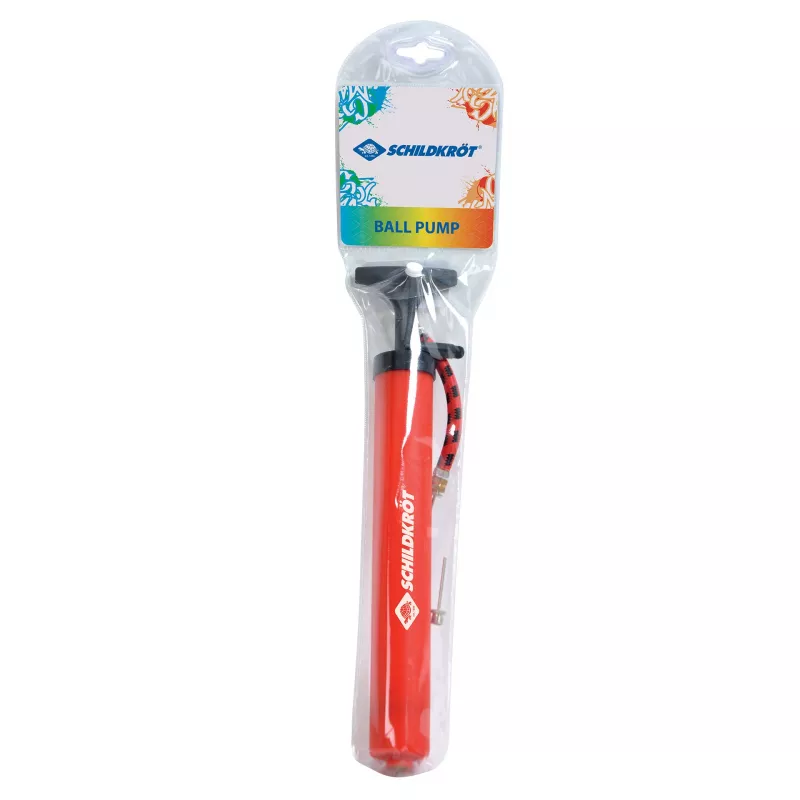 SCHILDKROT balpomp 300 mm rood kunststof met luchtslang en 2 adapters 970989