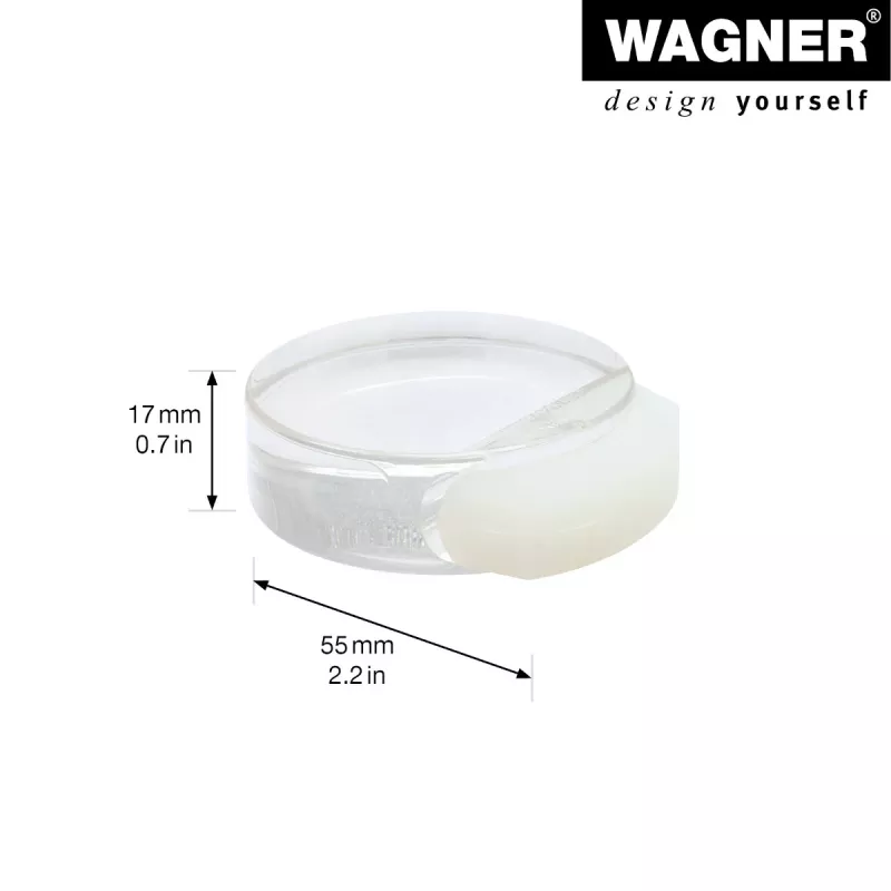 Wagner design yourself EH 5105 CLEAR deurstopper, kunststof, transparant (15510511)