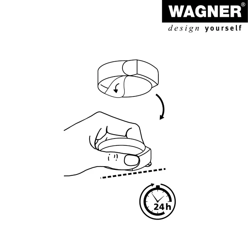 Wagner design yourself EH 5105 CLEAR deurstopper, kunststof, transparant (15510511)