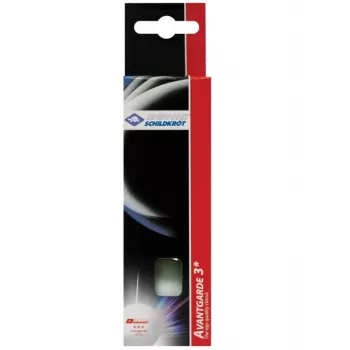 Donic Schildkröt 608334 tafeltennisballen, 3-pack, wit, ABS, 40mm, beginner/recreatie