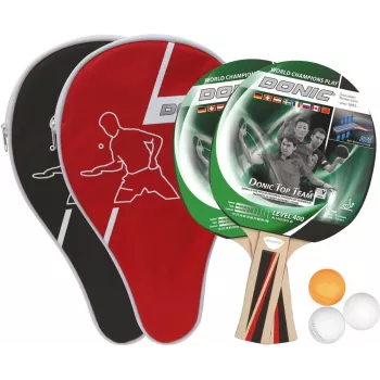 DONIC SCHILDKRÖT tafeltennisset Top Team 1016,00cm (400) - 2 batjes Top Team 400, 3 ballen 788495