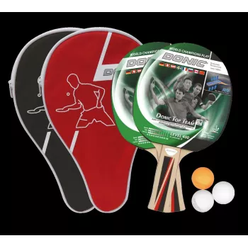DONIC SCHILDKRÖT tafeltennisset Top Team 1016,00cm (400) - 2 batjes Top Team 400, 3 ballen 788495