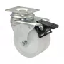 Wagner design yourself ECO RO 3277 dubbele zwenkwiel 32 mm wit/grijs (3327701)