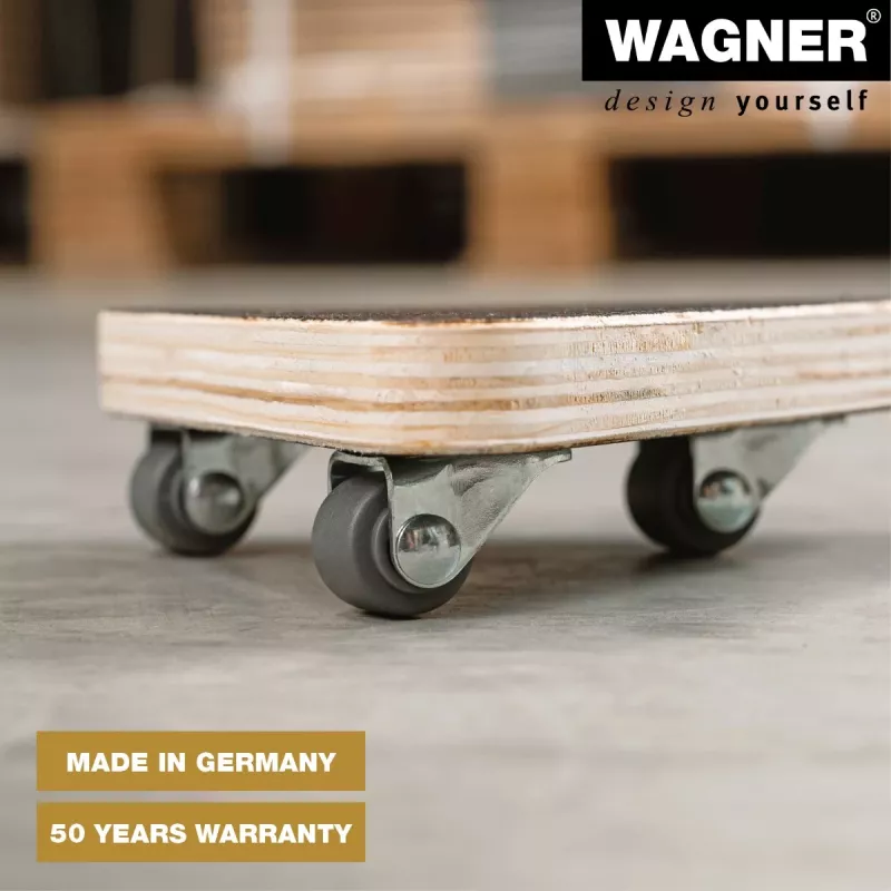 Wagner design yourself Transportwiel MM 1314 Bruin 140 x 140 x 43 mm tot 100 kg (20131401)