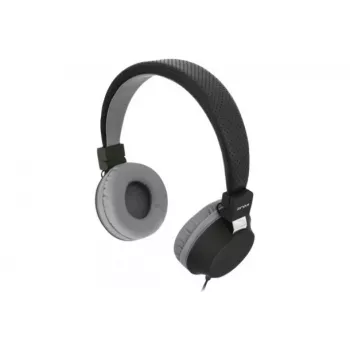 EXERTIS CONNECT Campus BE COLOR Stereo-hoofdtelefoon met 3,5-mm jackplug, Zwart/Grijs (059963)