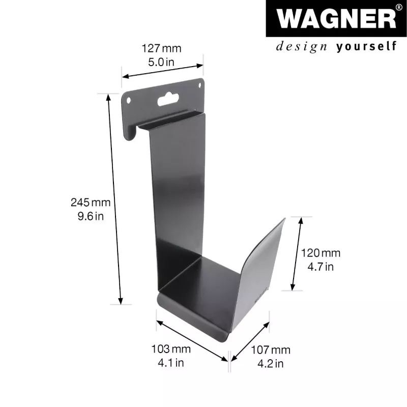 Wagner design yourself Wandhouder WH 2089 Zwart (15208901)