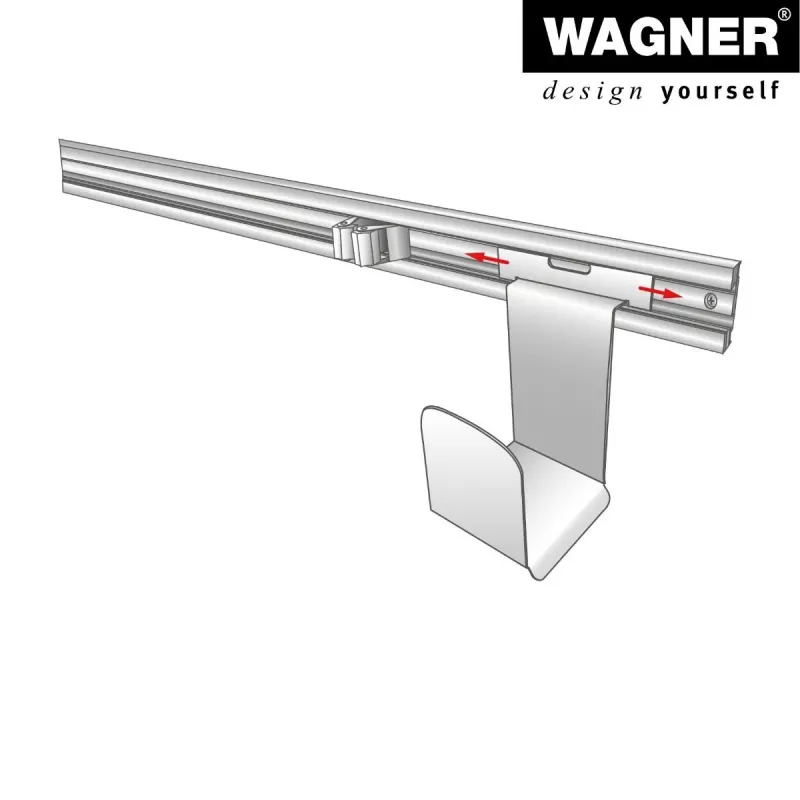 Wagner design yourself Wandhouder WH 2089 Zwart (15208901)