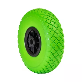 Wagner design yourself Kruiwagenwiel massief rubber RO 8262 Groen 260 mm 4826201