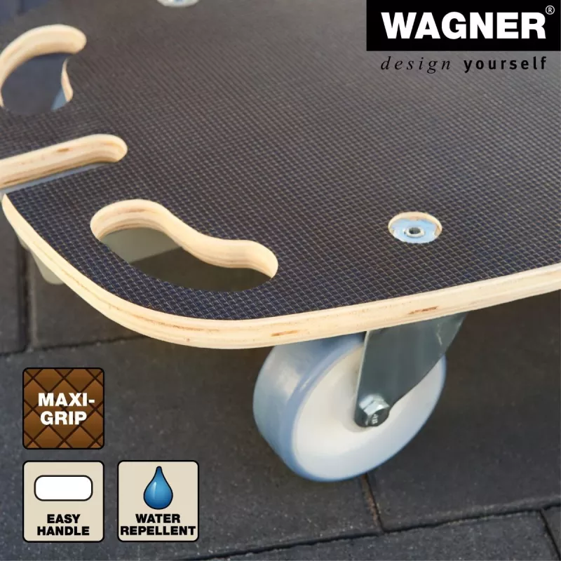 Wagner design yourself STAR CARRIER uitschuifbare platformwagen MM 1187 Bruin 300 kg 20118701