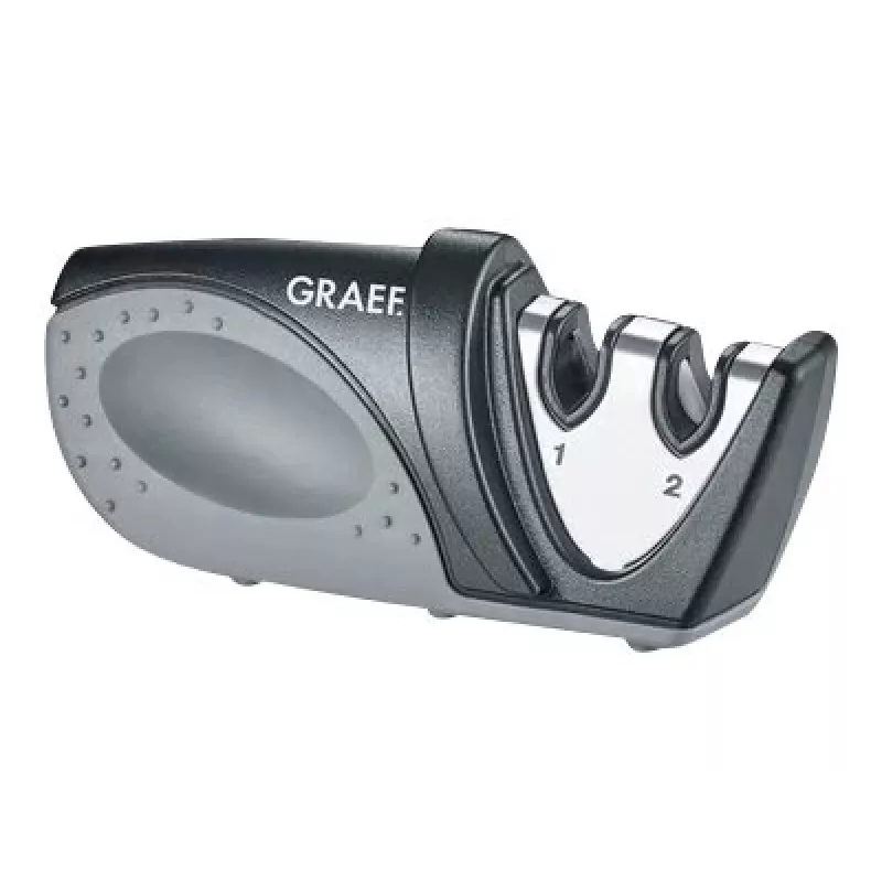 GRAEF Piccolo Handmatige messenslijper 12-delige set met display, 20° hoek, Zwart