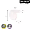 Wagner design yourself EH 2135 hoekbeschermer kunststof Ø 3,5 cm 4 stuks (15213599)