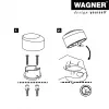 Wagner Design Yourself EH 5181 vloerdeurstopper, zinkdrukgietsel met rubberbuffer, mat nikkel, 50 mm 15518111