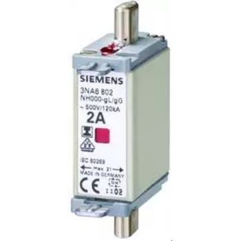 Siemens 3NA6824 NH-zekeringpatroon maat 000 80 A 500 V AC/250 V DC gG