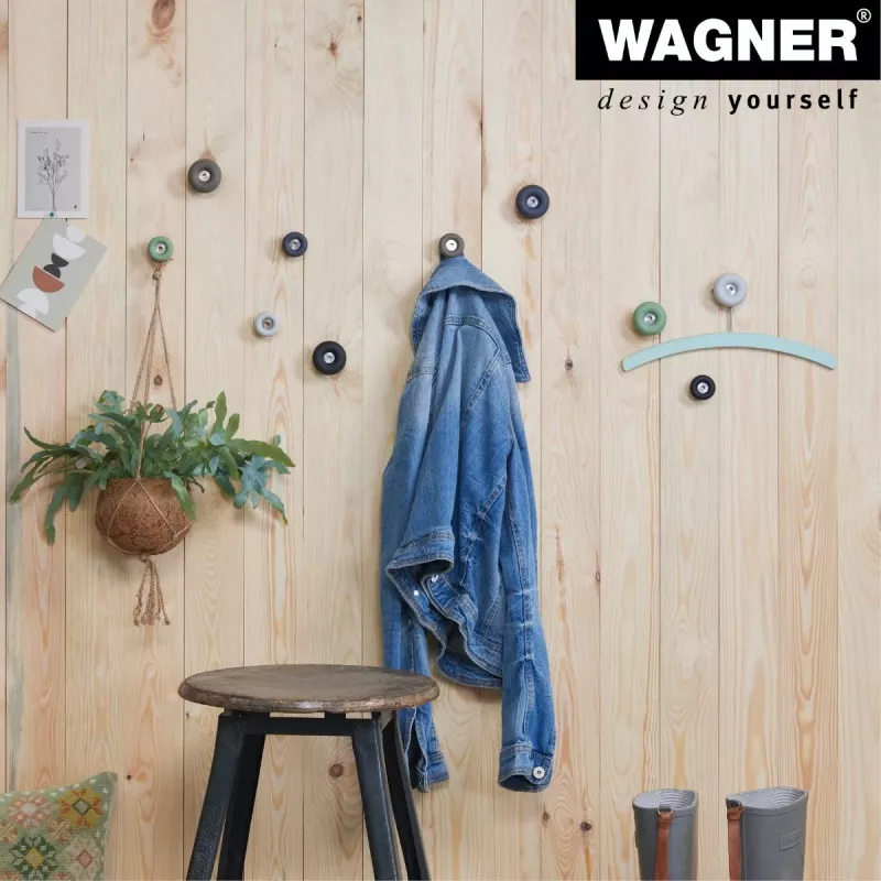 Wagner design yourself DOT kapstokhaak, taupe, 1 haak, zinkdrukgietsel, schroefmontage 17022121