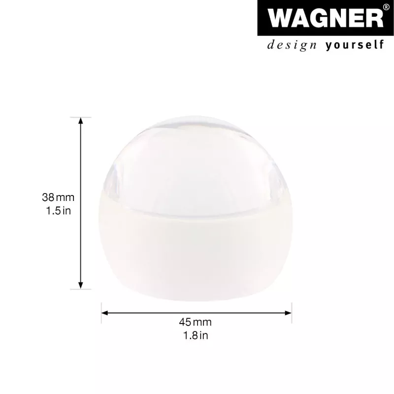 Wagner design yourself EH 5220 deurstopper kunststof transparant 15522011