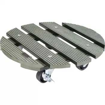 WAGNER design yourself plantenroller GH0528 kunststof, Ø 29 cm donkergroen rond, 1 stuks 20052801