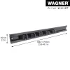 Wagner design yourself wandhouder WH 2096 zwart (15209611)