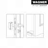 Wagner design yourself EH 5159 wanddeurstopper Screw or Glue, zinkdrukgietsel en volrubber (15515911)