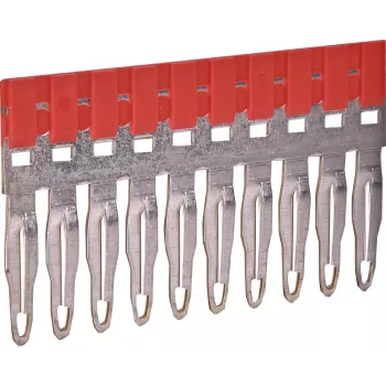 ETI ESC-PTP4/10/R steekbrug voor dwarsverbinding, 10-polig, rood, 32 A, 800 V 003903030