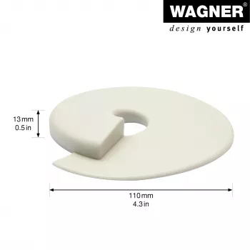 Wagner Design Yourself EH 6979 deurstopper kunststof wit zelfklevend 15697901