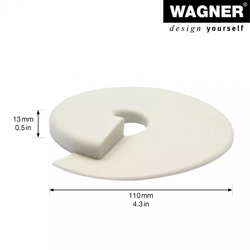 Wagner Design Yourself EH 6979 deurstopper kunststof wit zelfklevend 15697901