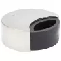 Wagner design yourself EH 5151 deurstopper zinkdrukgietsel met rubberen buffer, verchroomd, Ø50 mm, om vast te schroeven, zilver 15515111