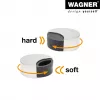 Wagner design yourself EH 5151 deurstopper zinkdrukgietsel met rubberen buffer, verchroomd, Ø50 mm, om vast te schroeven, zilver 15515111