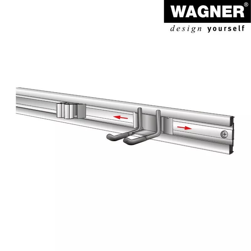 Wagner design yourself wandhouder WH 2092 zwart (15209201)