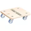 Wagner design yourself transportwiel MM 1353 berk 29,0 x 29,0 x 8,6 cm tot 250 kg (20135301)