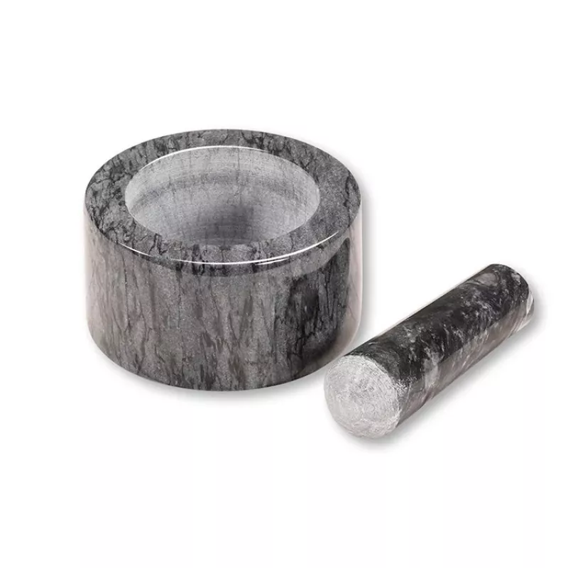 Kesper Piesta marmeren vijzel en stamper set, zwart