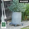 Wagner design yourself plantenroller GH 0412 vierkant antraciet hout 38 x 38 x 9,5 cm 20041201