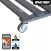Wagner design yourself plantenroller GH 0412 vierkant antraciet hout 38 x 38 x 9,5 cm 20041201