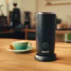 GRAEF MS 402 EU automatische melkopschuimer, 240 ml verwarmingscapaciteit, zwart
