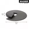 Wagner design yourself EH 6981 deurstopper, zelfklevend, transparant, TPE, 38 mm diameter, 22 mm hoogte 15698101