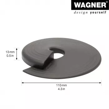 Wagner design yourself EH 6981 deurstopper, zelfklevend, transparant, TPE, 38 mm diameter, 22 mm hoogte 15698101