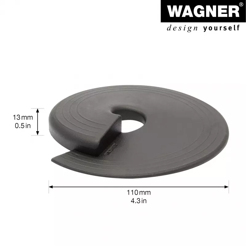 Wagner design yourself EH 6981 deurstopper, zelfklevend, transparant, TPE, 38 mm diameter, 22 mm hoogte 15698101