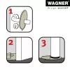 Wagner design yourself EH 6981 deurstopper, zelfklevend, transparant, TPE, 38 mm diameter, 22 mm hoogte 15698101