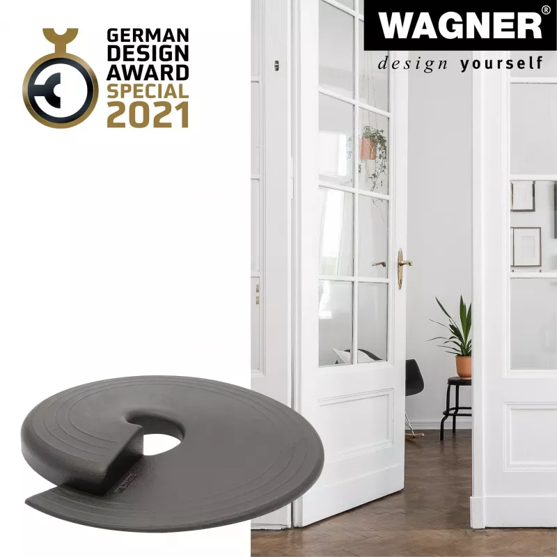 Wagner design yourself EH 6981 deurstopper, zelfklevend, transparant, TPE, 38 mm diameter, 22 mm hoogte 15698101