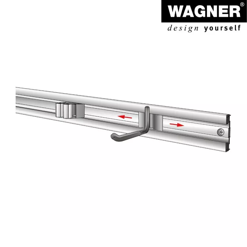 Wagner design yourself wandhouder WH 2091 zwart (15209101)