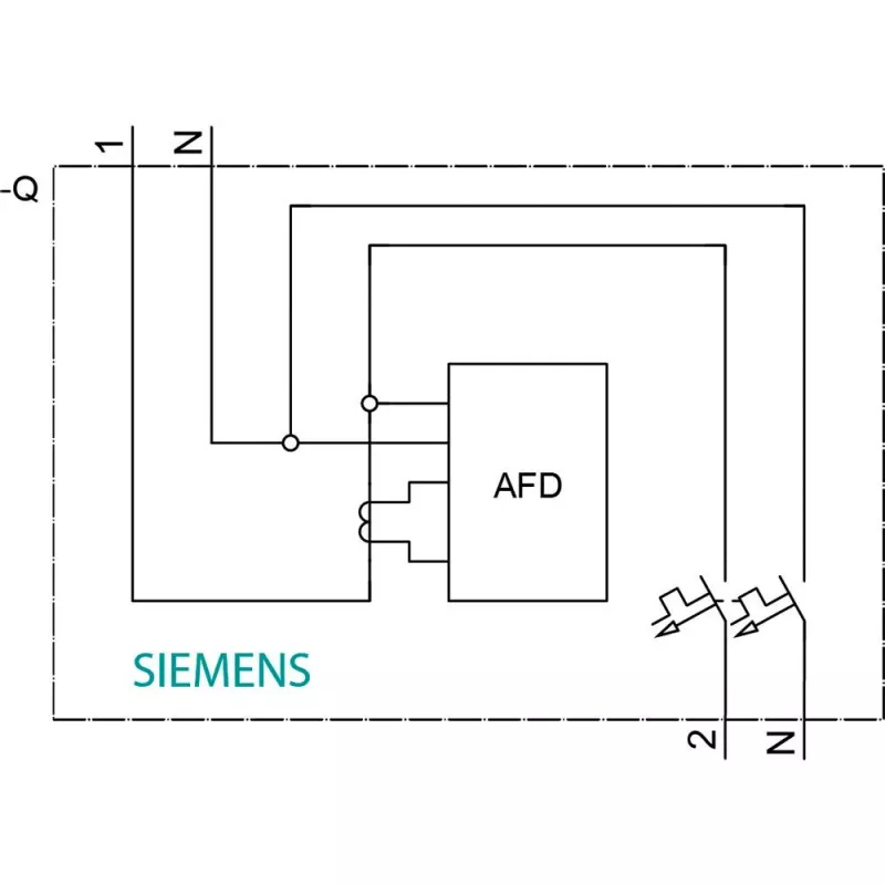 Siemens SENTRON 5SV6016-7GV16 AFDD/MCB 6kA C16 1P+N 1TE (12-pack)