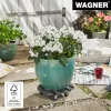 WAGNER design yourself plantenroller GH0527 kunststof, Ø 29 cm wit rond, 1 stk. (20052701)